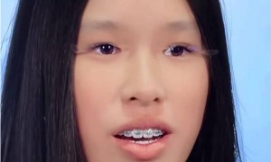 张庭晒一家四口,儿女颜值身高出众,15岁林希曈长成国际范小辣妹